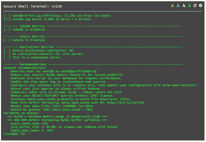 Como optimizar MySQL configurando el archivo my.cnf