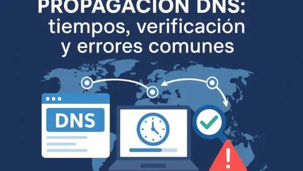 Propagación DNS: tiempos, verificación y errores comunes