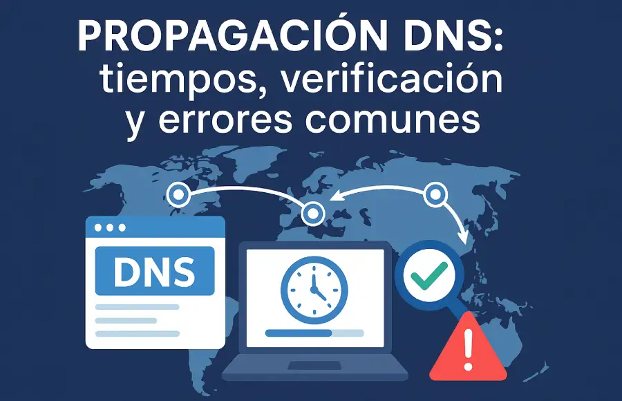 Propagación DNS: tiempos, verificación y errores comunes