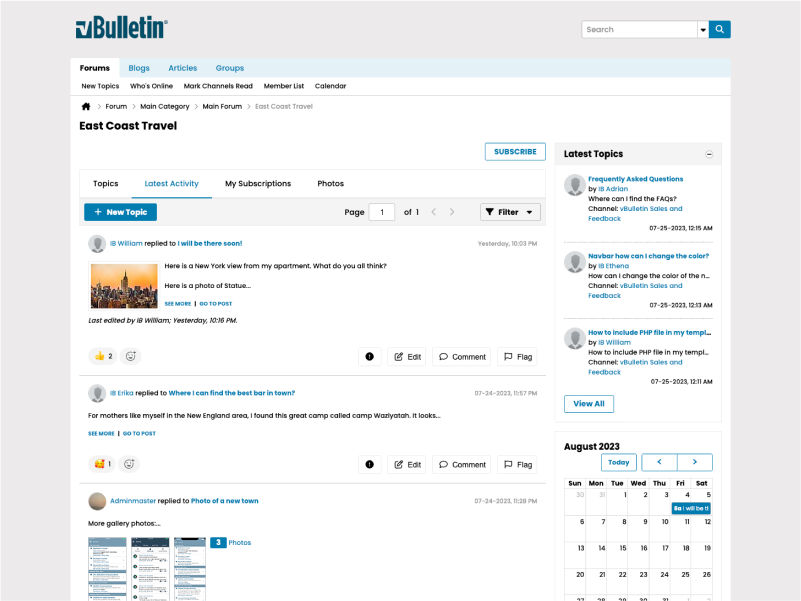 vBulletin 6 Themes